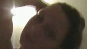 Torrid Russian girlfriend fondles her hair while riding me top