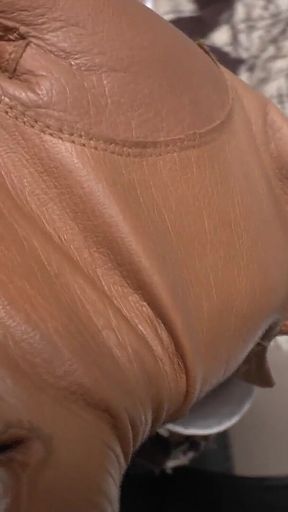 Prelude to a Session: Sniffing Leather Gloves Before the Whip Cracks! Lady Victoria Valente