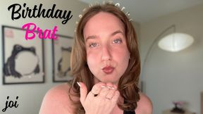 BIRTHDAY BRAT JOI - Findom Femdom POV JOI By Miss Honey with Financial Domination, Brat Girls and Cum Countdown