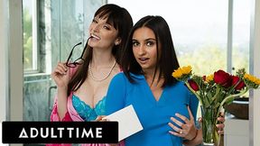 Lexi Luna and Hailey Rose's steamy day off gone untamed