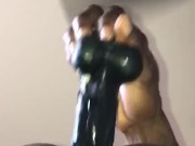 Solo Dildo GSpot Play Creamy Ass
