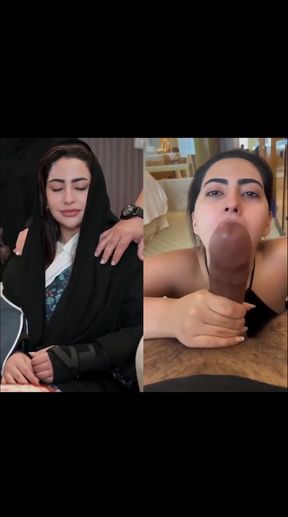 Busty Asian takes a big BBC and loves it