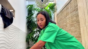 Four Hands Massage with Happy Ending and a Sexy Shemale!