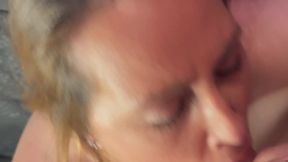 Hot MILF gets a facial!