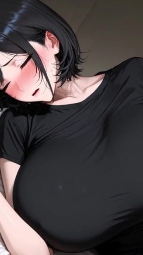 Black hair short beauty huge breasts temptation   Clip 1