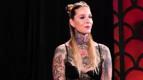 Tattooed Slut Takes a Gang Bang and Shows Off