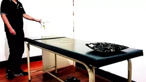 Waxing client gets horny and has sex with the waxer.