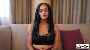 bondage nymph julie kay gets spanked & dicked by king noire!