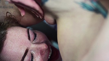 SENSUAL MESSY SQUIRTING ON BABES FACE