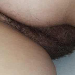 I went into my aunt&#039;s room to jerk off to her hairy pussy.