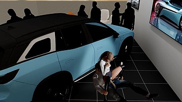 A Couple is Secretly Fucking at the Car Show