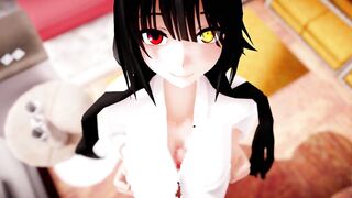 MMD - Kurumi Sloppy Boob Screwed