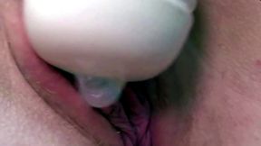 Lonely Girl Masturbates with Butt Toys