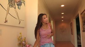 Pussy hungry dykes orally seducing after swimming in the pool