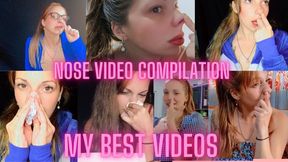 Nose Fetish Mega Compilation – 40 Minutes of Sounds, Snot, and Visual Pleasure
