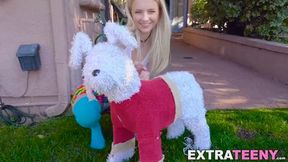 Tiny blonde Riley Star plowed hard and fingered by stud Michael Swayze