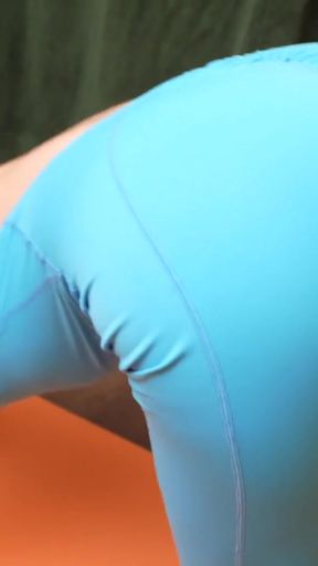 Must-see moment from "Yoga lesson from a petite brunette"