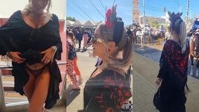 la feria de seville en robe flamenco ole!j ose des petites exhibs