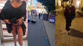 la feria de seville en robe flamenco ole!j ose des petites exhibs