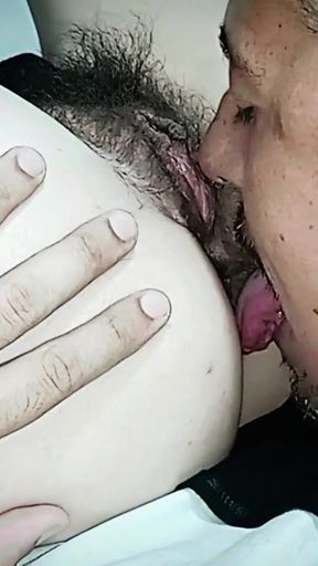 Daddy is addicted to my hairy pussy   Clip 1
