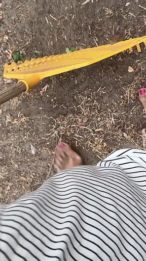 Dirty Feet in the Garden