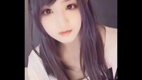 【個撮】猫耳ボブヘアーの男の娘がオナニーする動画