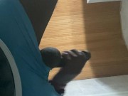 KATO FAT LONG COCK HANGING AND CUMSHOT WHO WANNA TASTE AND RIDE IT?