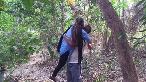 Odia college girl hard-core fuck with her boyfriend in forest, odia sex in outdoor forest