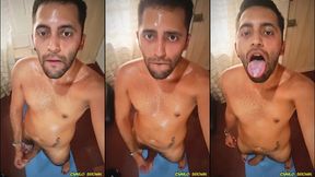 i was so horny after working out ? and i needed some extra protein directly from the source so i released my cum load and swallowed it