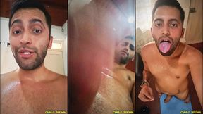 i was so horny after working out ? and i needed some extra protein directly from the source so i released my cum load and swallowed it