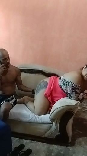 Unfaithful husband? He ends up fucking his sister-in-law's big ass in the living room while his wife is not at home   Clip 2