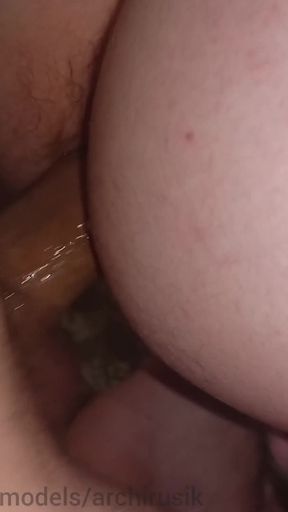 In Stepdaddy's Sperm Without Condom - Step Son Gets Excited!