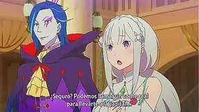 Rem Emilias Seductive Tryst Unfolds in Steamy Re:Zero Fantasy Encounter