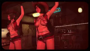 Sensational Dance with Tifa and Yuffie in 7th Heaven