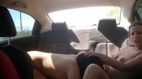 I fuck my friend in my boyfriend's car.