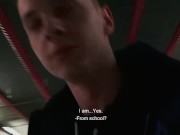 CZECH HUNTER 400 -  Hot Twink Gets Picked Up From The Underground & Gets Mouthful Of Cock
