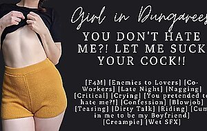 ASMR | Fucking your coworker late night in the office | Enemies to Lovers | Blowjob | Creampie