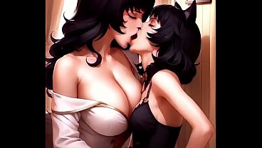 Blake belladona x kali belladona compilation (AI generated)