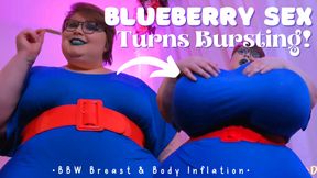 Inflation Sex with BBW Blueberry GF Turns Bursting!