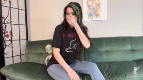 ziva fey - “the pose” jeans plushie farting