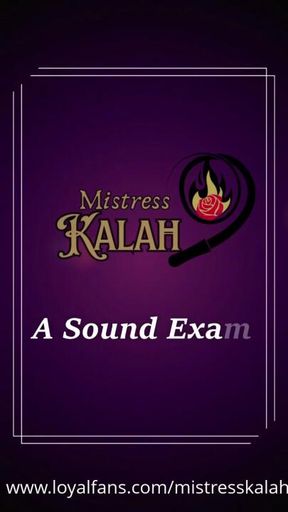 A sounding exam