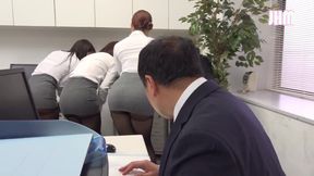 Office Temptation Pantyhose Fever Follows You From Desk to Hotel - Episode1