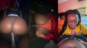 ebony teen can’t stop cumming!!️