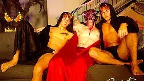 Halloween Threesome - Corbin Fisher's Passionate Fuck Fest