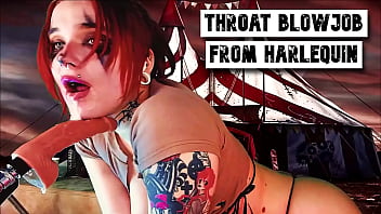 DEEP AND PASSIONATE THROAT BLOWJOB FROM A REDHEAD COSPLAYER