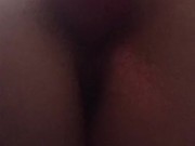 Teen taking big dildo whole