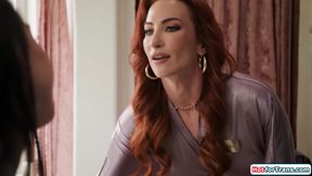 Three shemales getting off at milf oasis