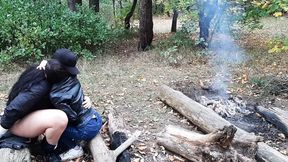 First time lesbian sex in a public spot - illusion