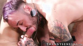 ”Viktor Belmont gets ravaged hard by asian t-girl Venus Lux”