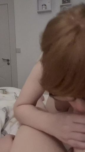 Sucking a Huge Dick Trans Girl and Swallowing Her Massive Cum Load